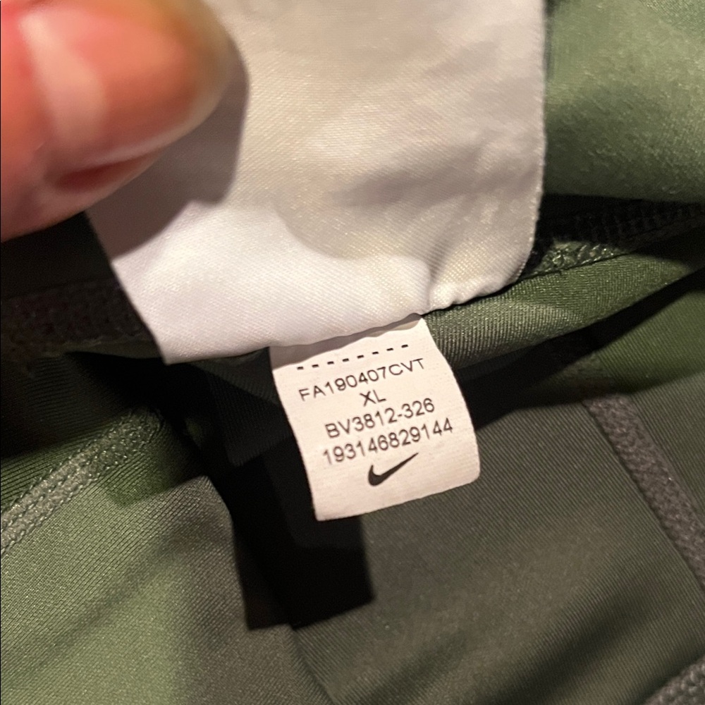 Olive Green Women's Active Leggings - Picture 6 of 13